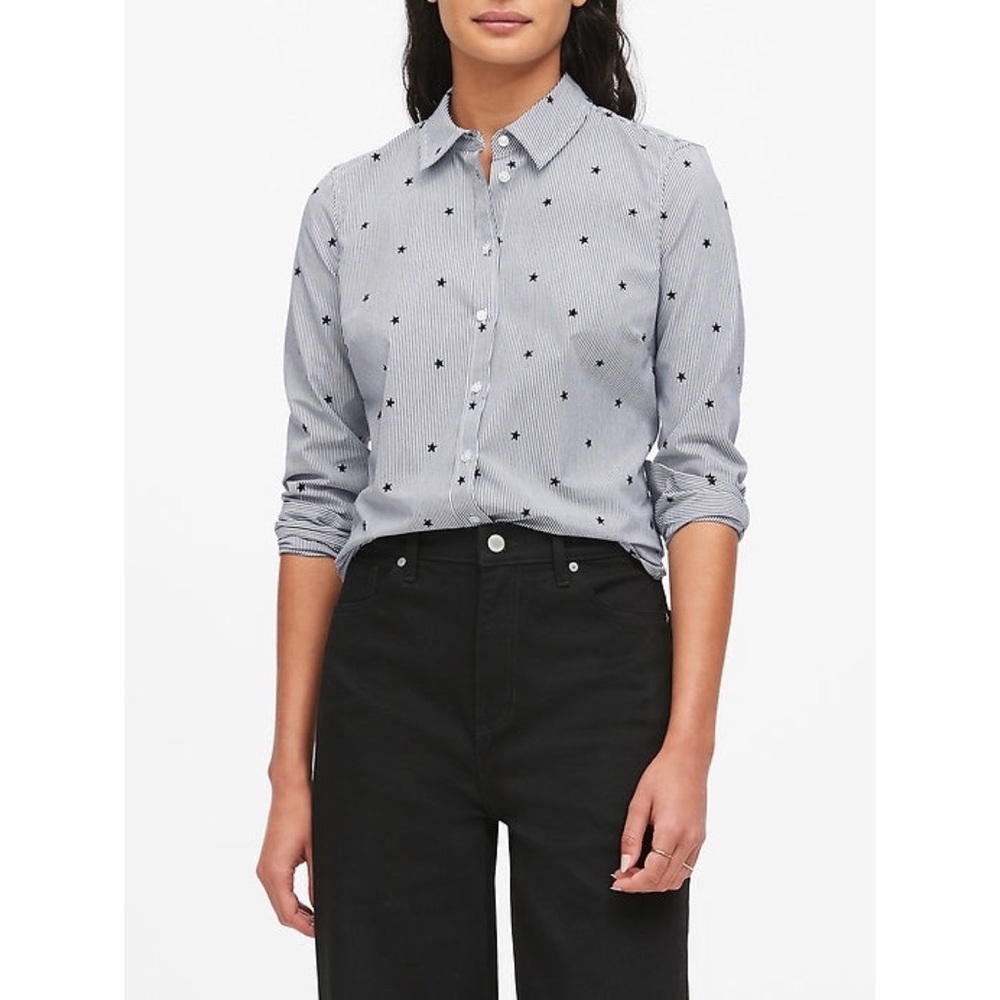 Banana Republic Riley Tailored-Fit Star Shirt